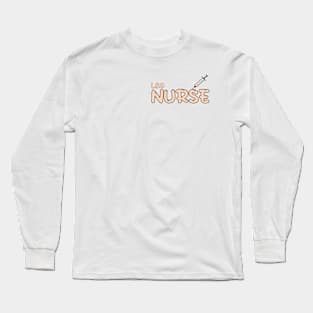 Labor and Delivery Nurse Orange Long Sleeve T-Shirt